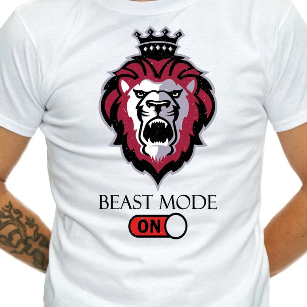Beast Mode On Work Out Tshirt Gym Clothing Unisex Shirt - TS16